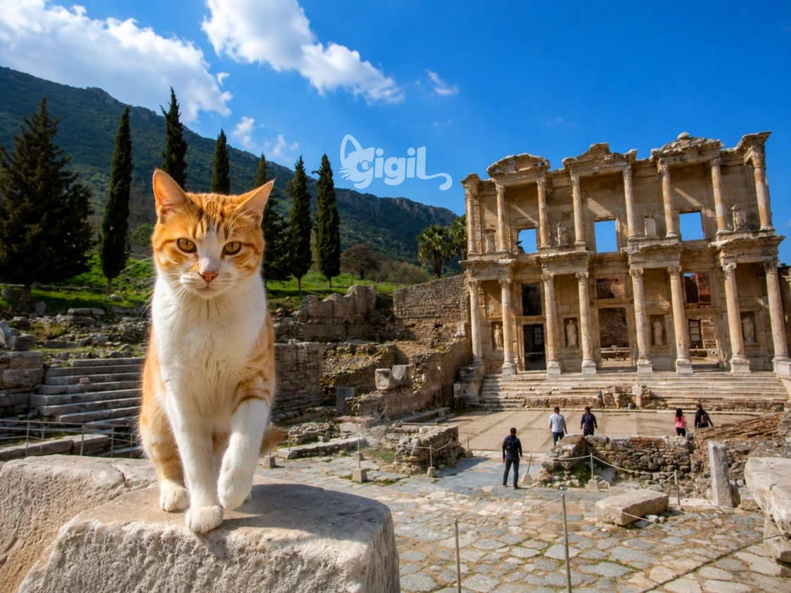 Classical Front of Celsus Library