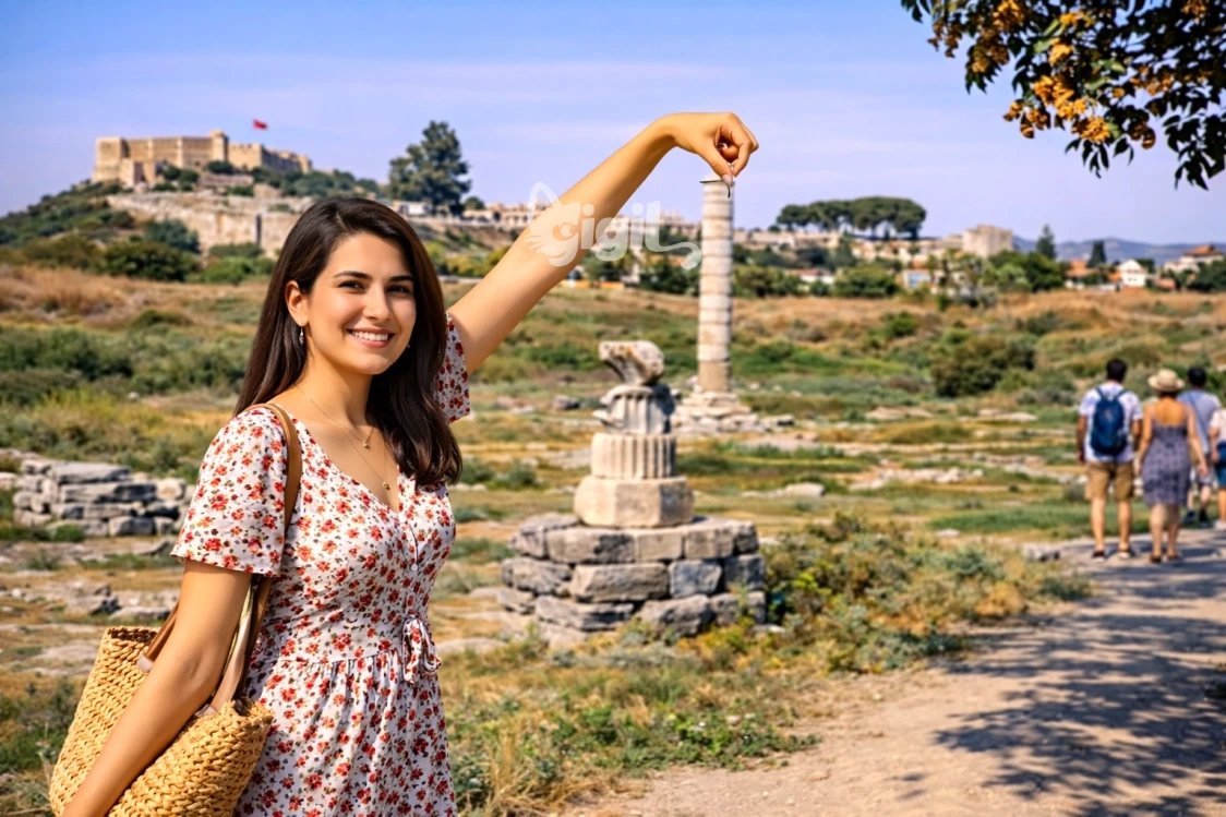 Historic Detail of Temple of Artemis