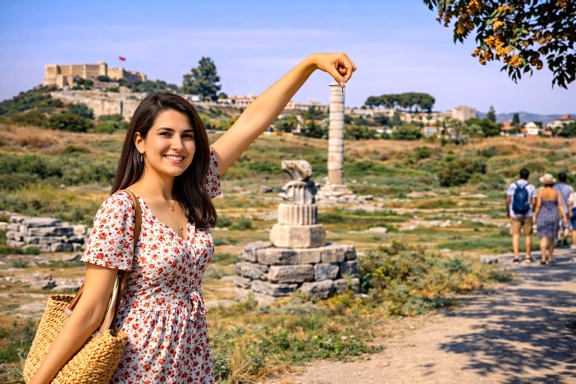 Historic Detail of Temple of Artemis