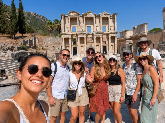 Historic Stonework at Celsus Library