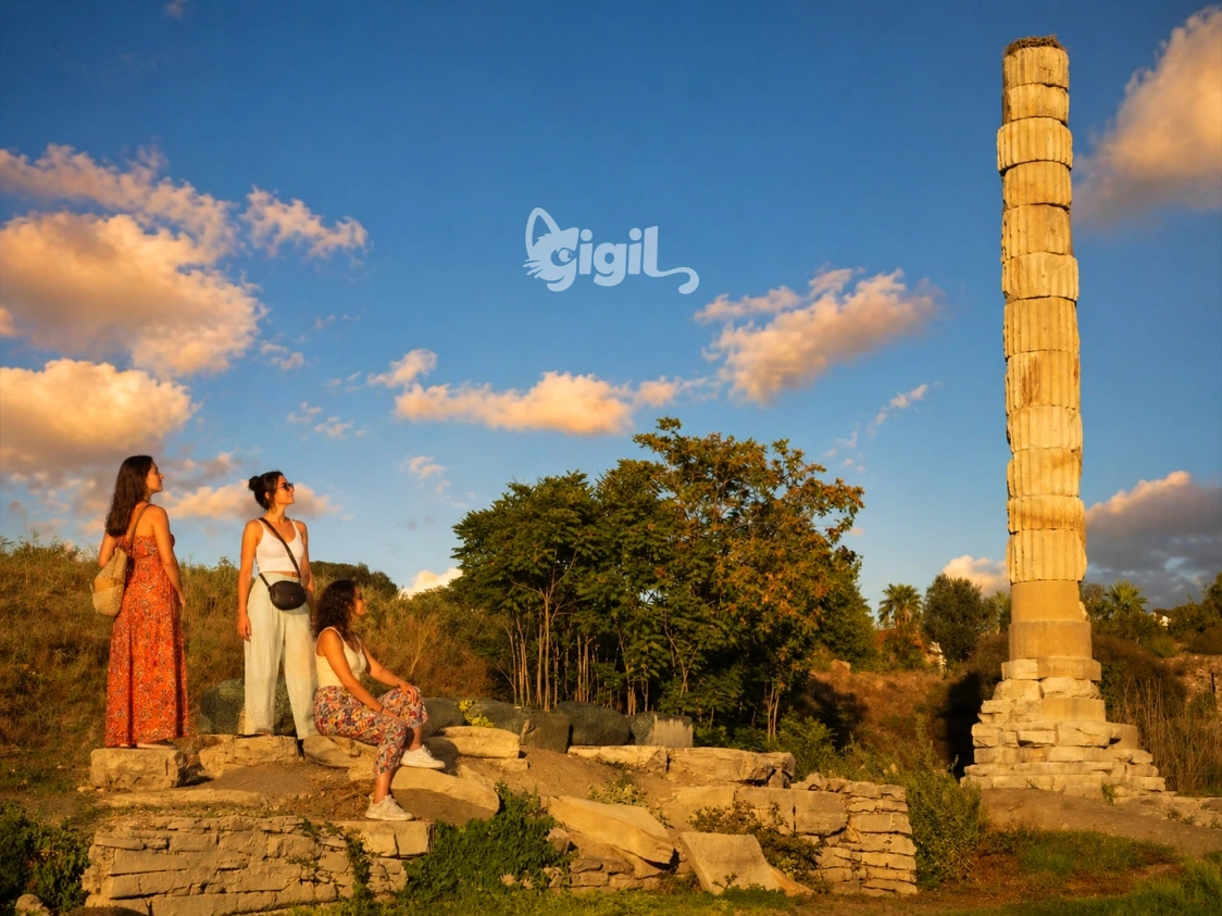 Open Field View of Temple of Artemis