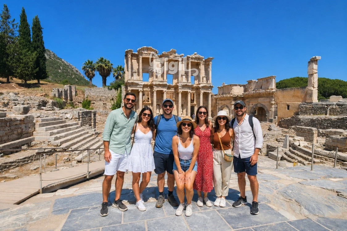 Site View at the Library of Celsus