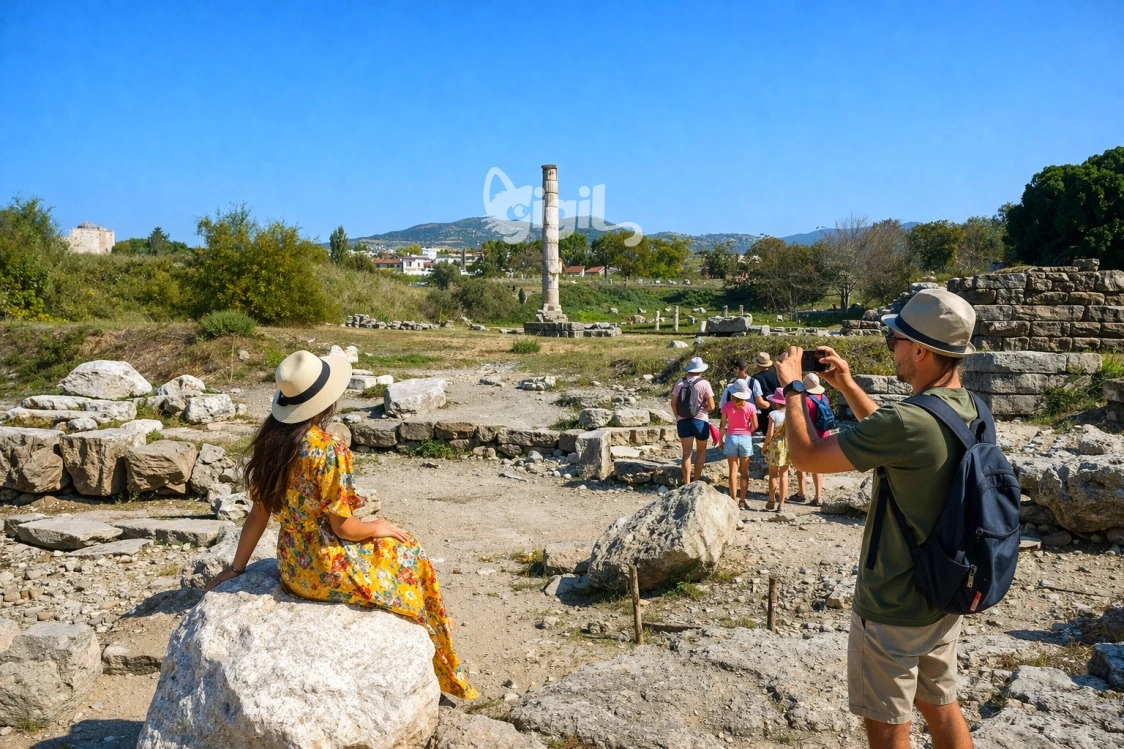 Visitor View at Temple of Artemis