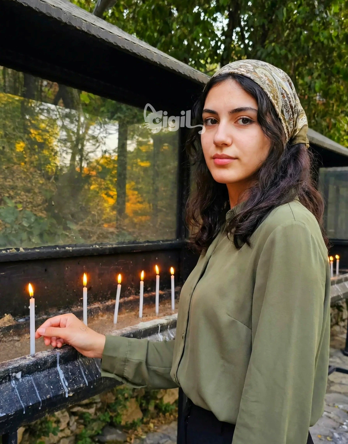 Votive Candle Setting at House of Virgin Mary