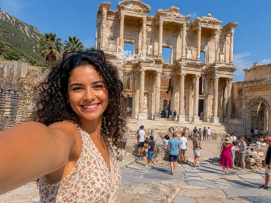 Ancient Knowledge Monument in Ephesus