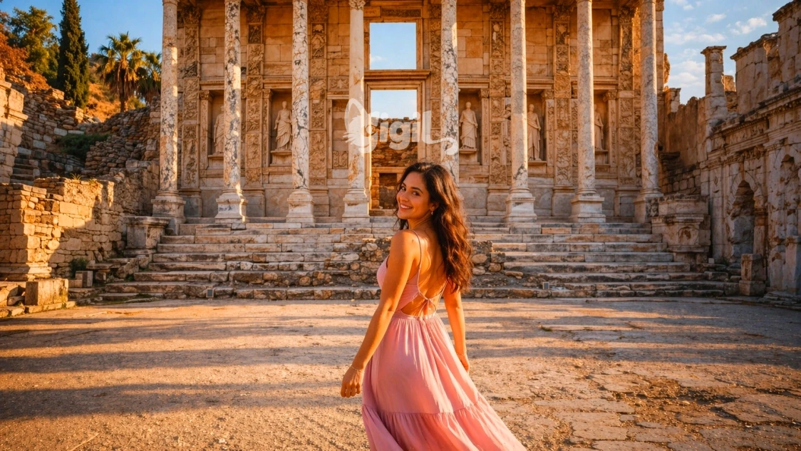 Archaeological View at Celsus Library