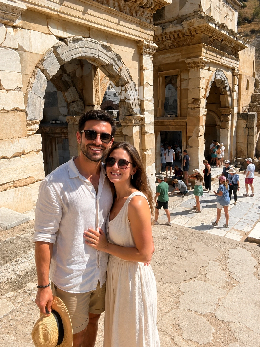 Augustus Gate Stone Passage in Ephesus