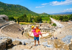 Private 2-Day Ephesus, Virgin Mary, Terrace Houses, St. John Basilica & Artemis Package from Samos Returning to Samos