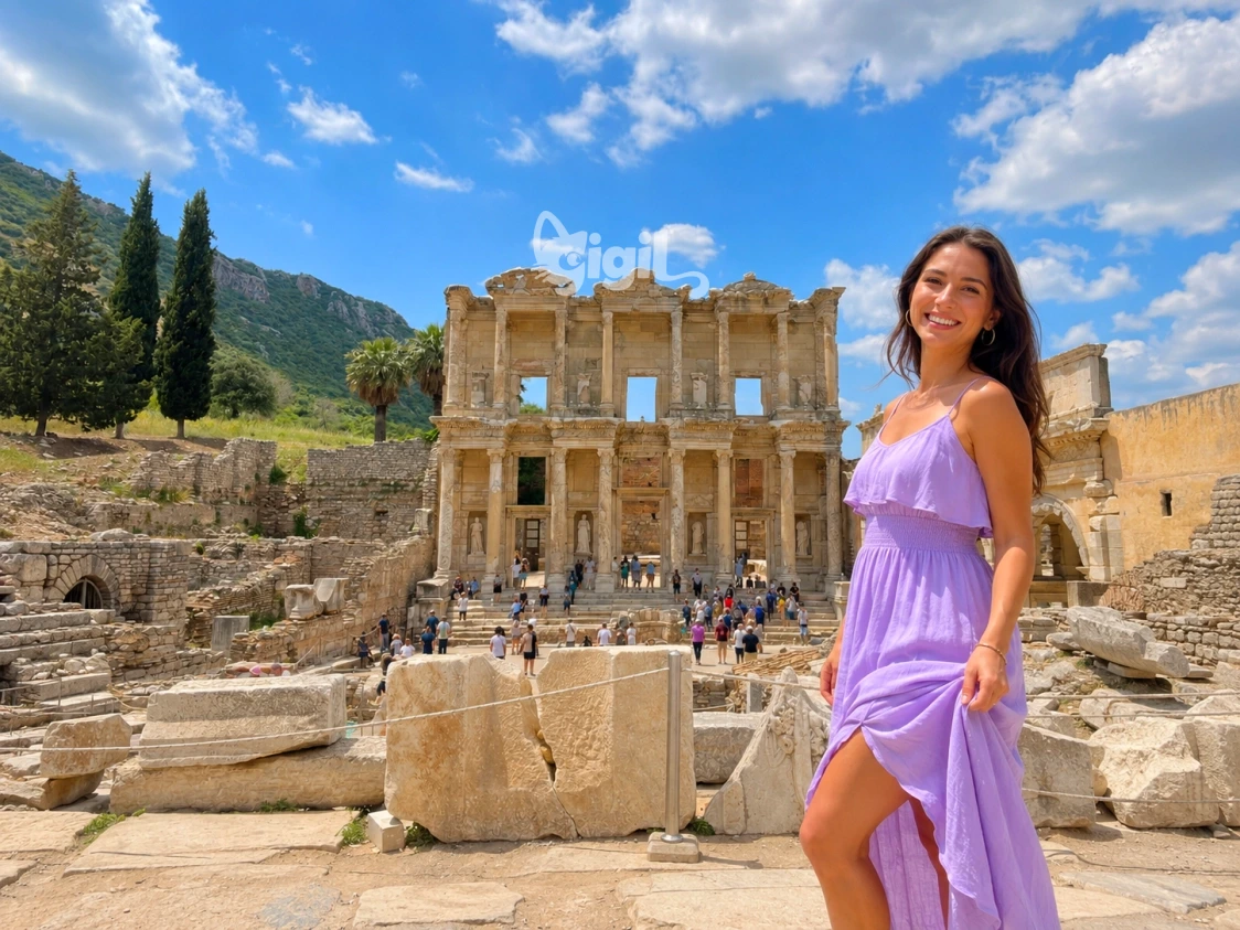 Guided-View Scene at Celsus Library
