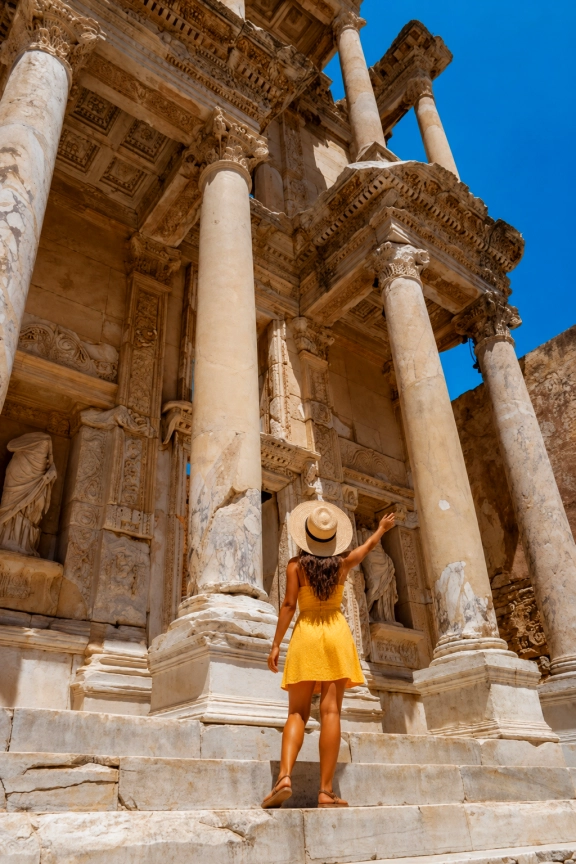 Private Ephesus, Virgin Mary, Terrace Houses, St. John Basilica & Artemis Overnight Bus Package from Kemer