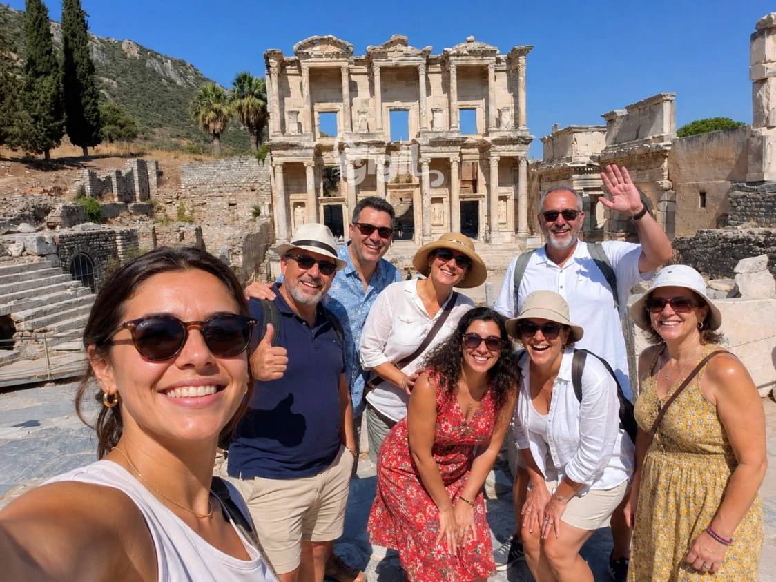 Historic Detail of the Celsus Library