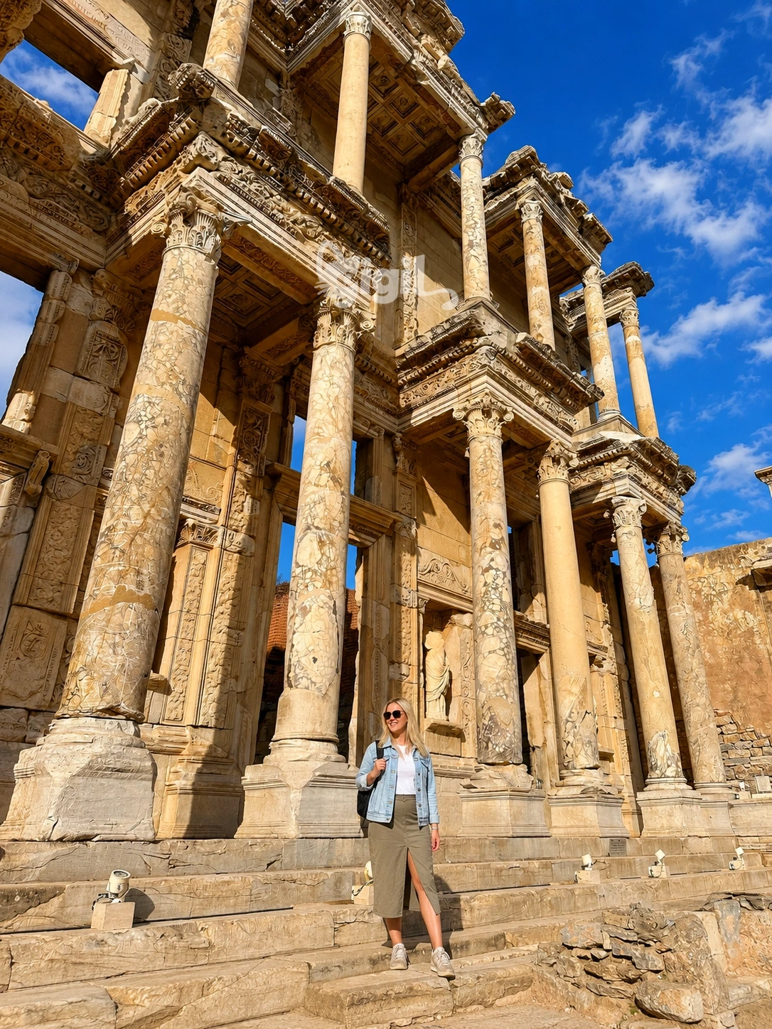 Historic Facade of the Library of Celsus