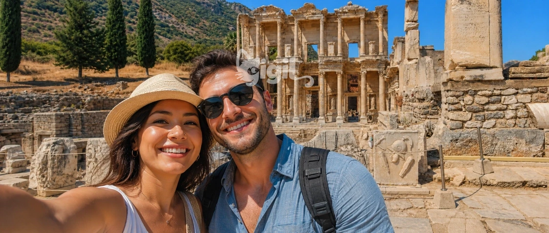 Marble Landmark of Celsus Library