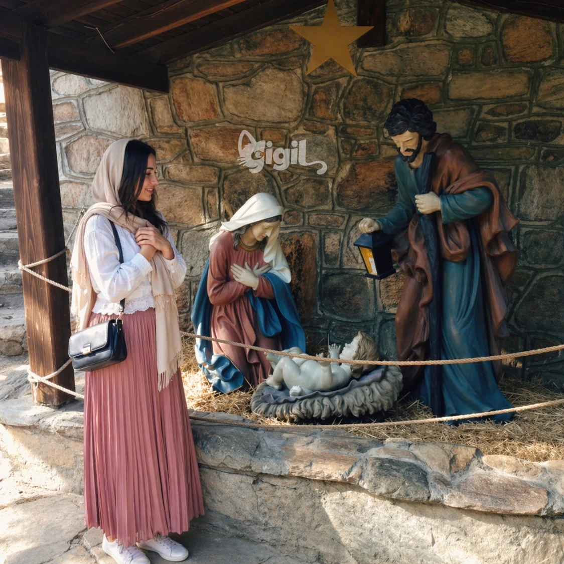Nativity Scene at House of Virgin Mary