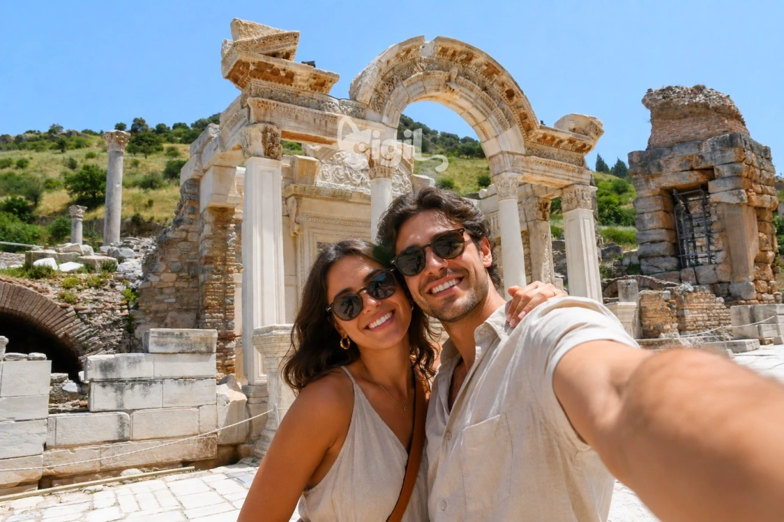 Temple of Hadrian Visitor View