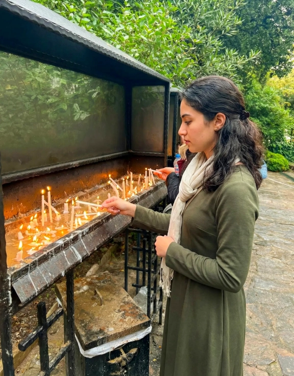 Votive Candle Area at House of Virgin Mary