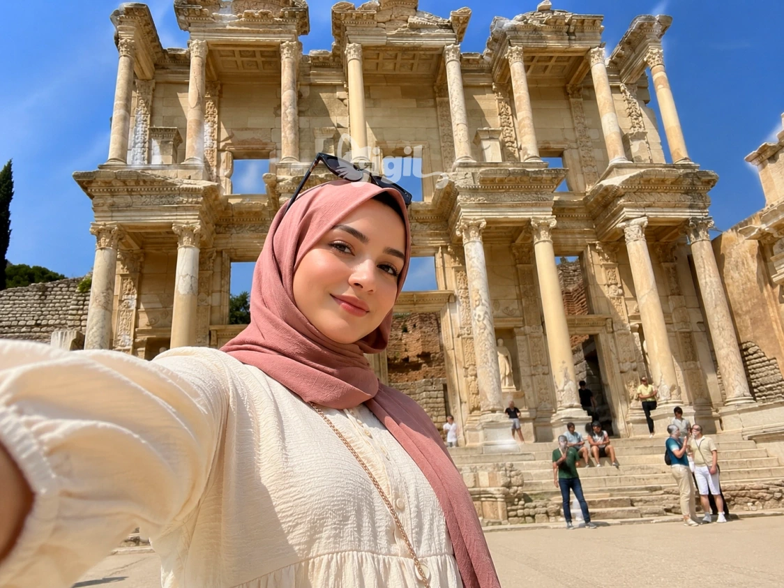 Ancient Street Context by Celsus Library