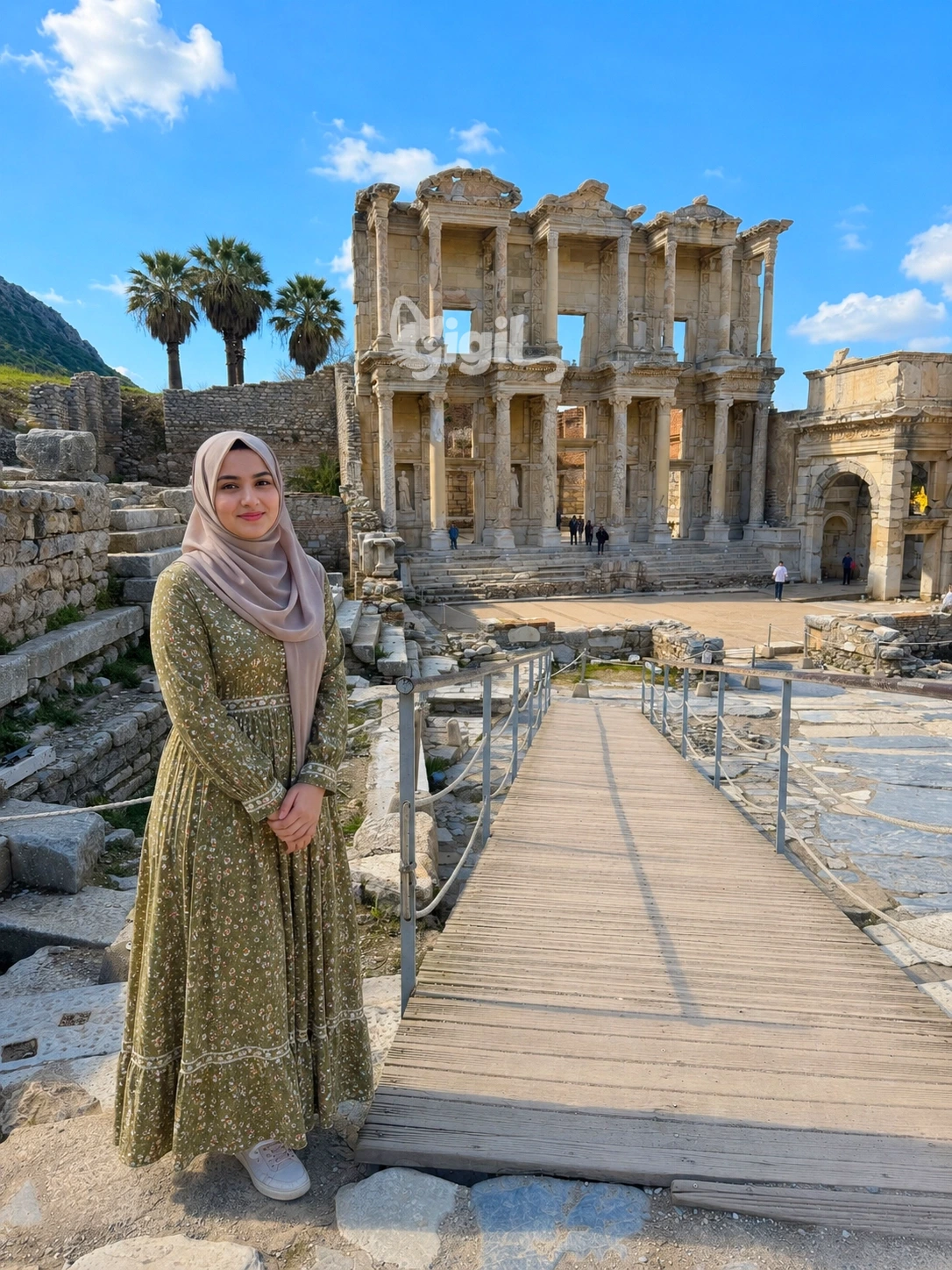 Celsus Library Entrance Detail