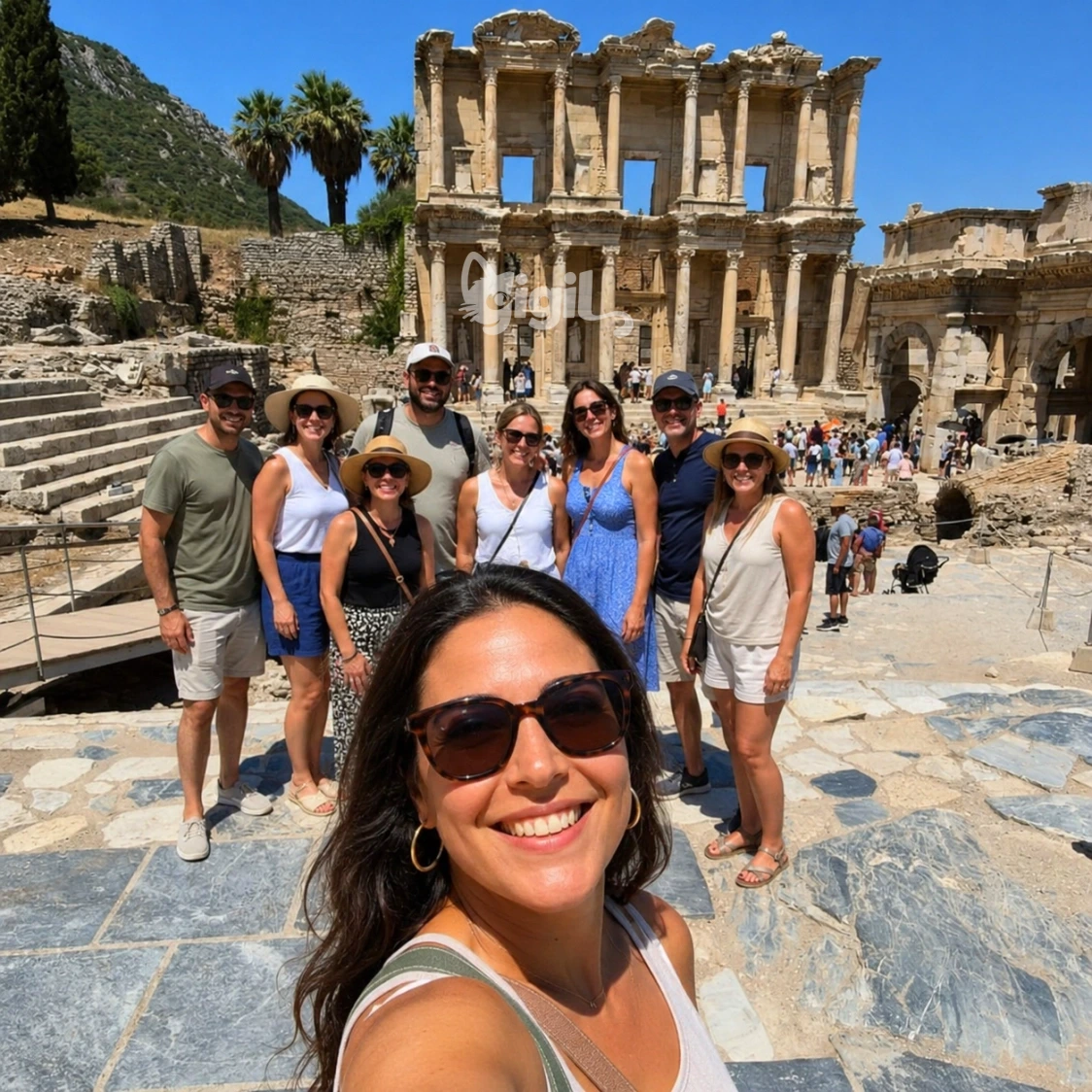 Celsus Library Facade Viewpoint