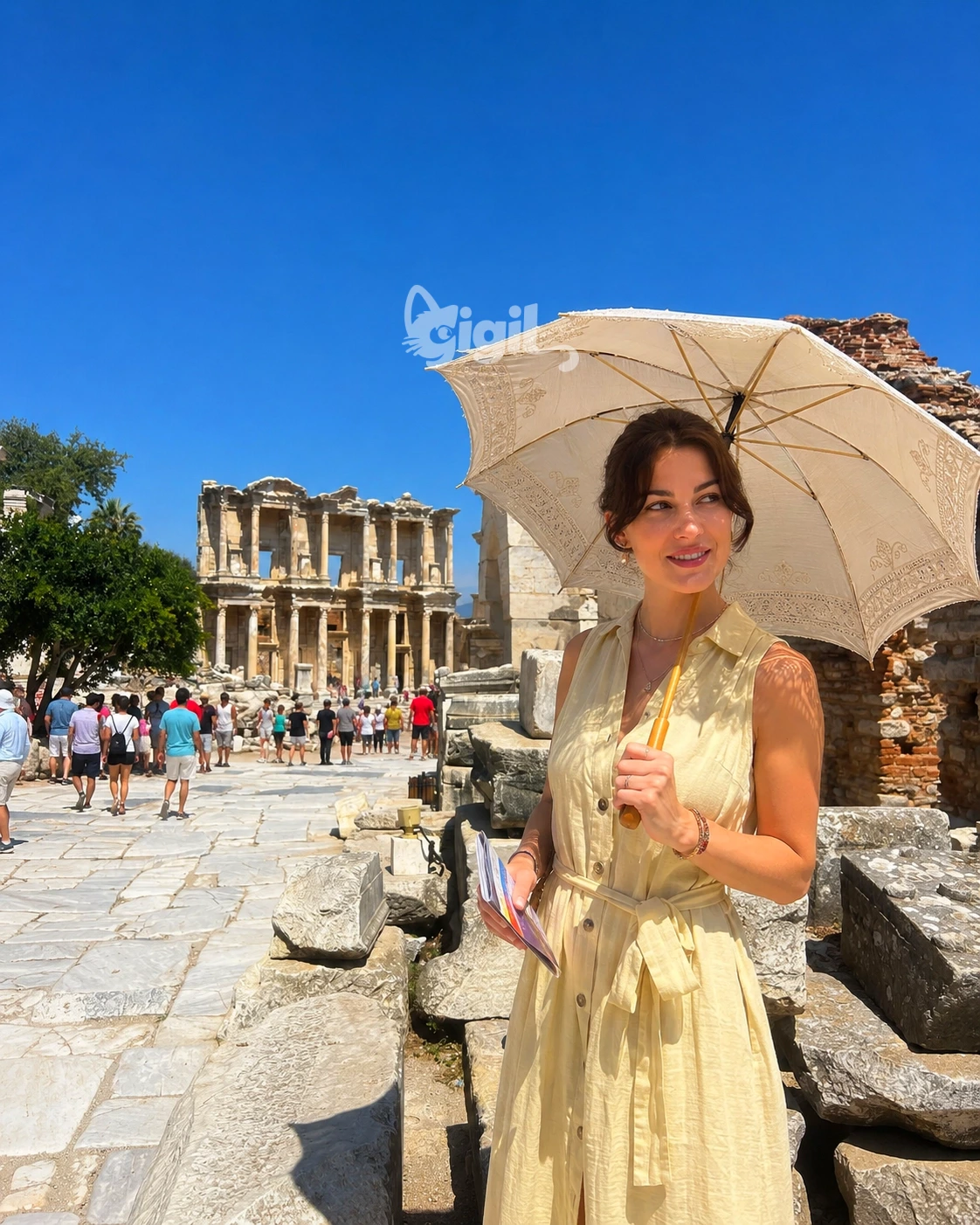 Celsus Library Monument Angle