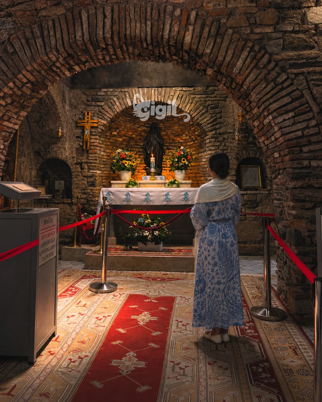 Chapel Interior with Altar