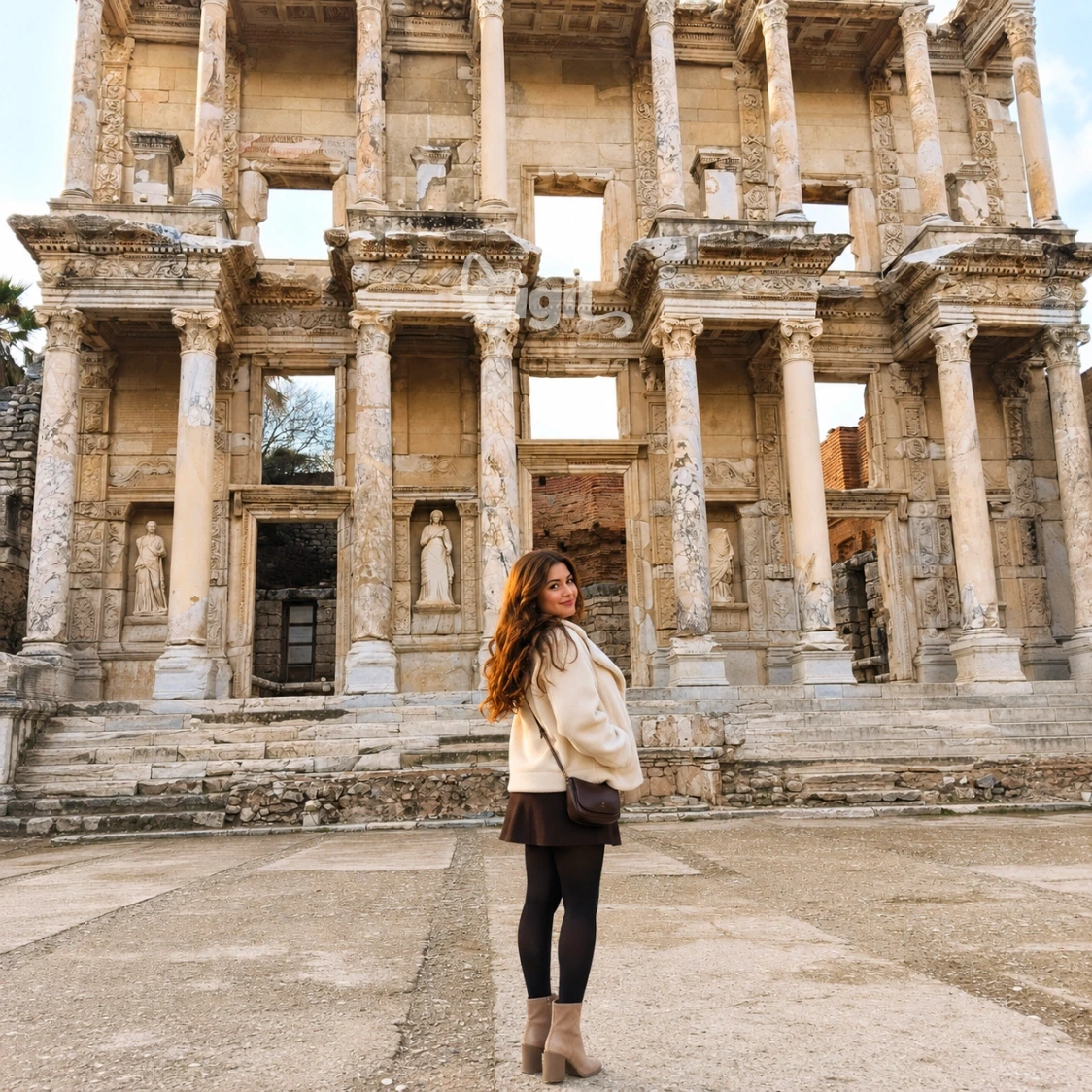 Column Detail of Celsus Library