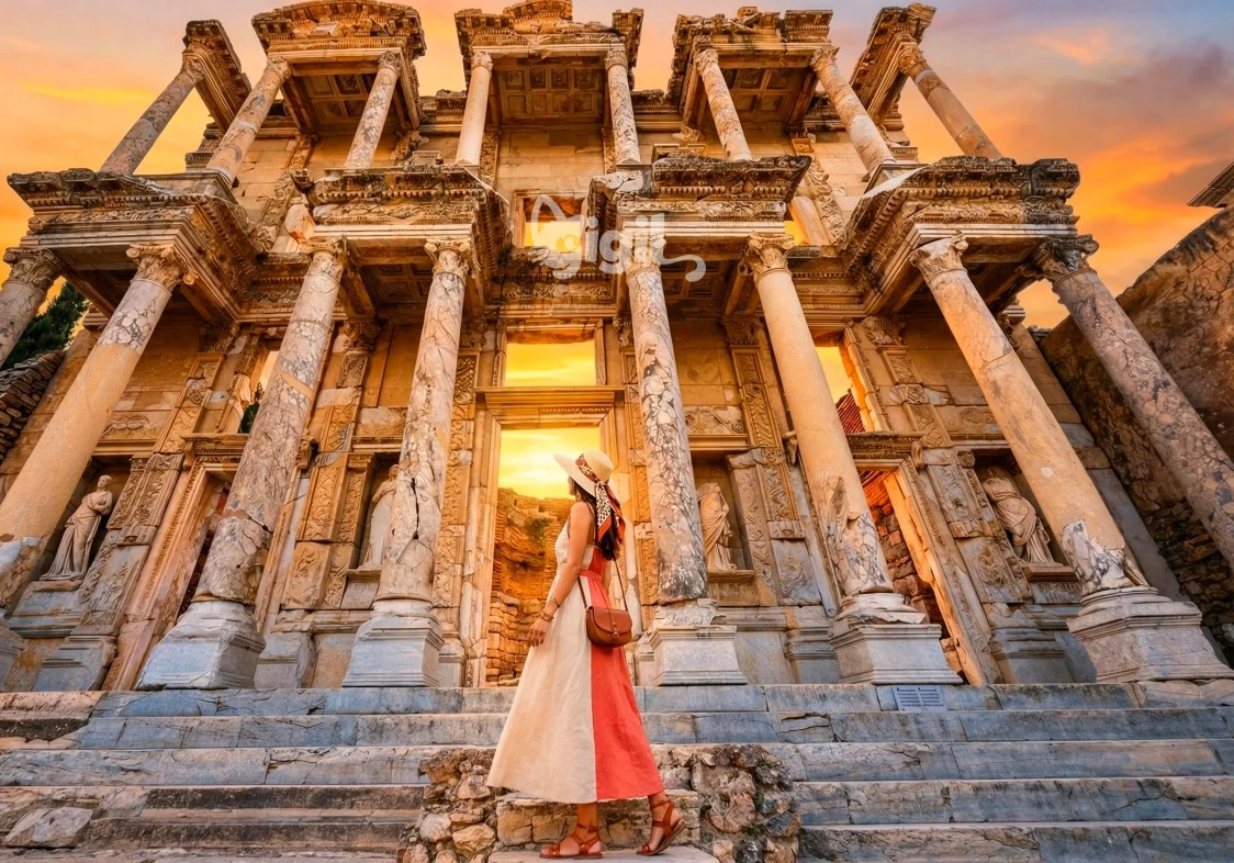 Historic Celsus Library Facade