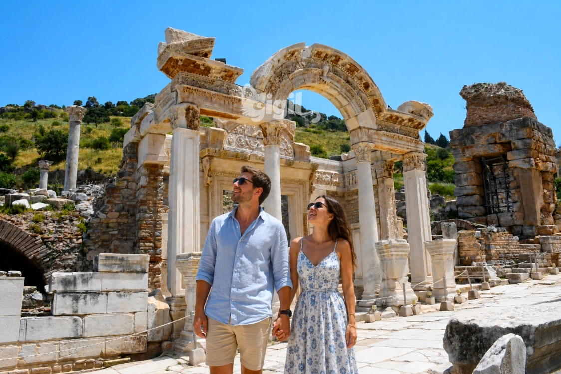 Temple of Hadrian in Ephesus