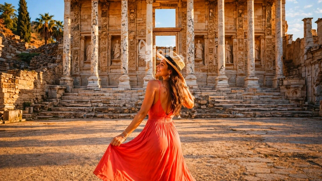 Archaeological View of Celsus Library