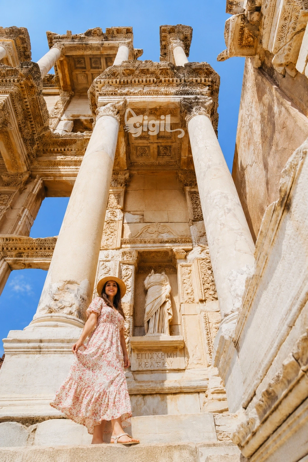 Architectural Detail of Celsus Library