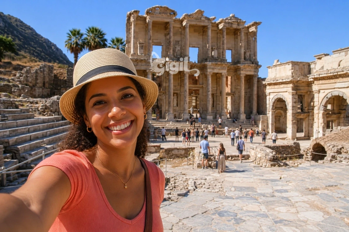 Celsus Library Frontage in Ephesus