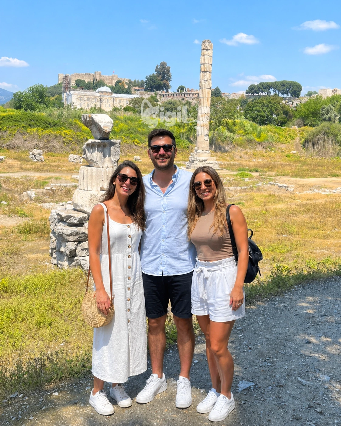 Visitor View of Temple of Artemis