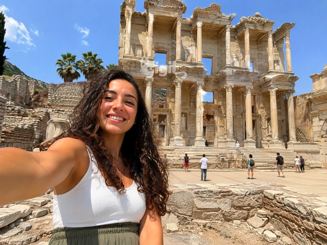 Ancient Street Setting of Celsus Library