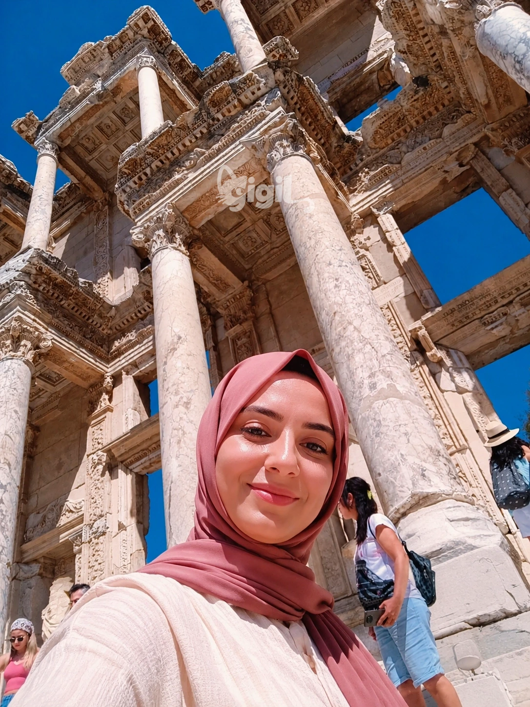Ancient Urban Setting by Celsus Library