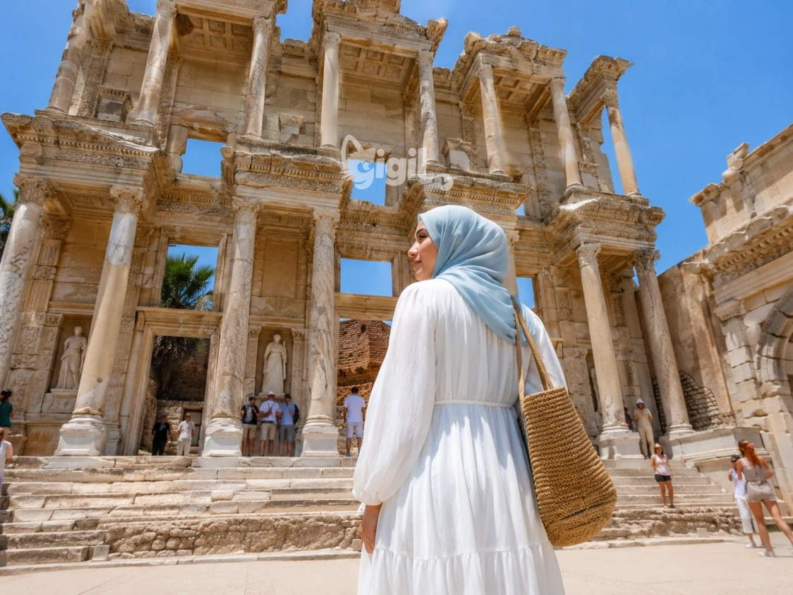 Celsus Library Frontage in Ephesus