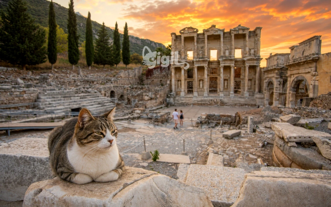 Civic Monument View of Celsus Library