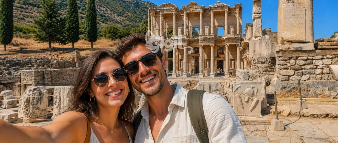 Historic Surroundings of Celsus Library