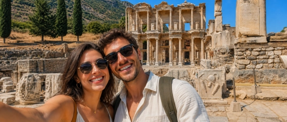 Biblical Ephesus Group Comfort Ferry Package from Lesbos with Return