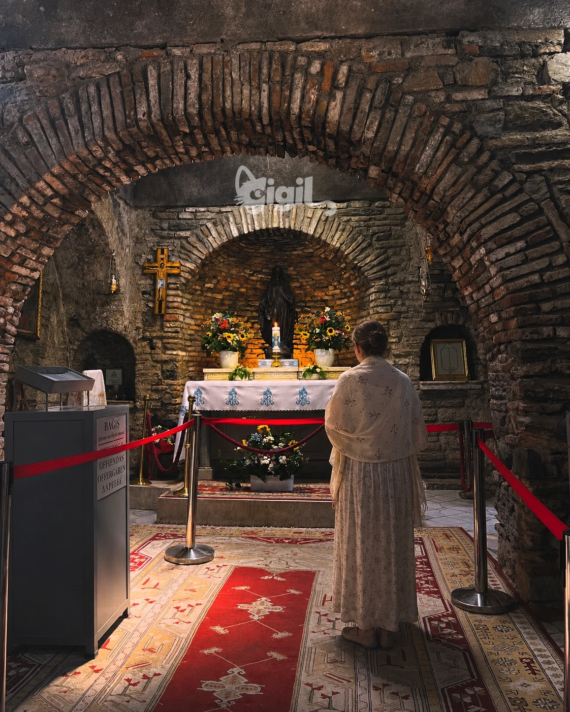 Interior Altar at House of Virgin Mary