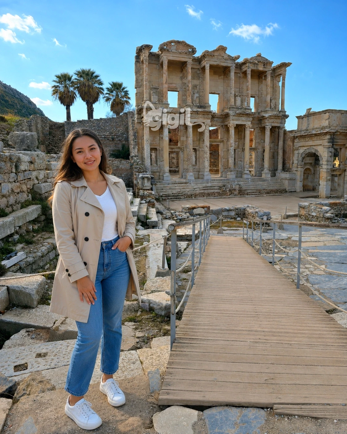 Photo View at the Celsus Library