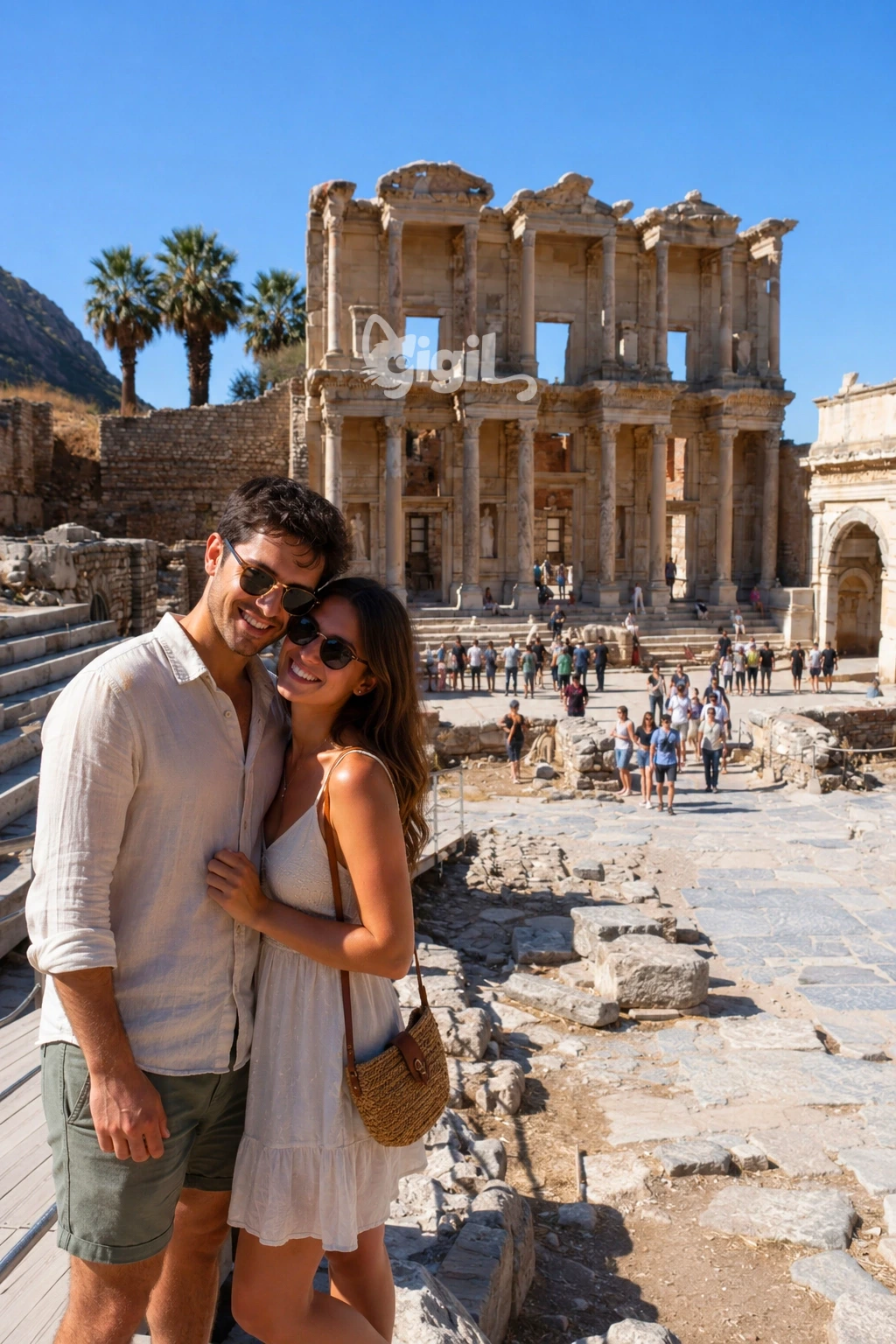 Public Monument Perspective of Celsus Library