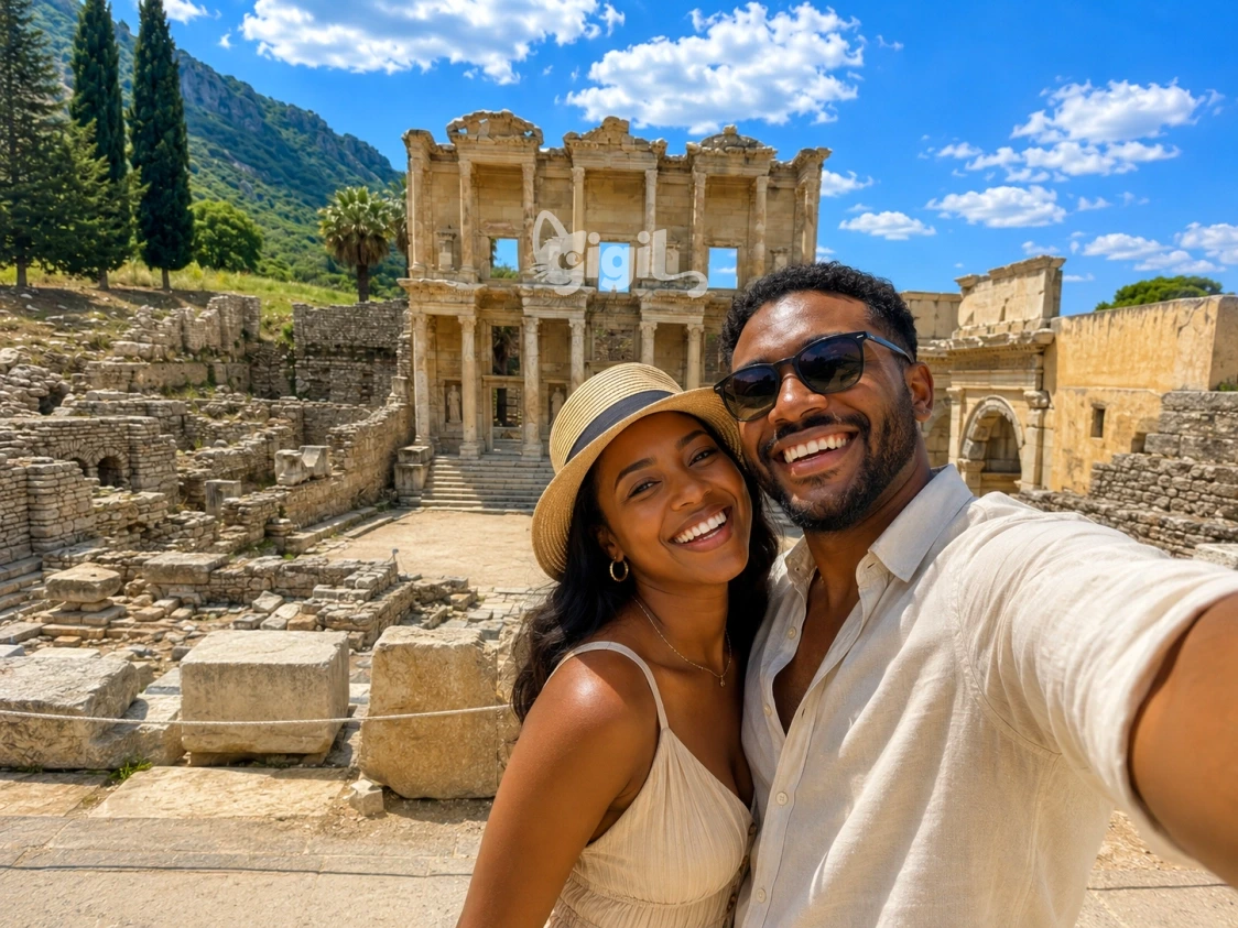 Archaeological View at Celsus Library