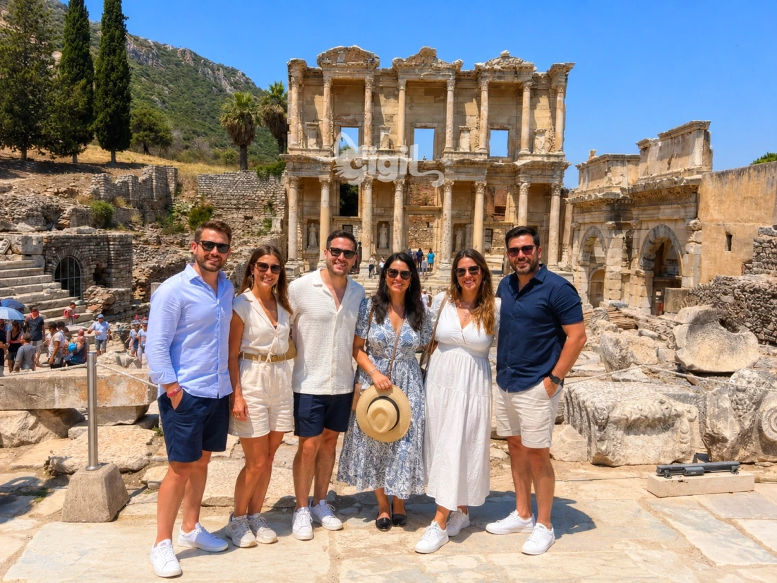 Historic Stonework at Celsus Library