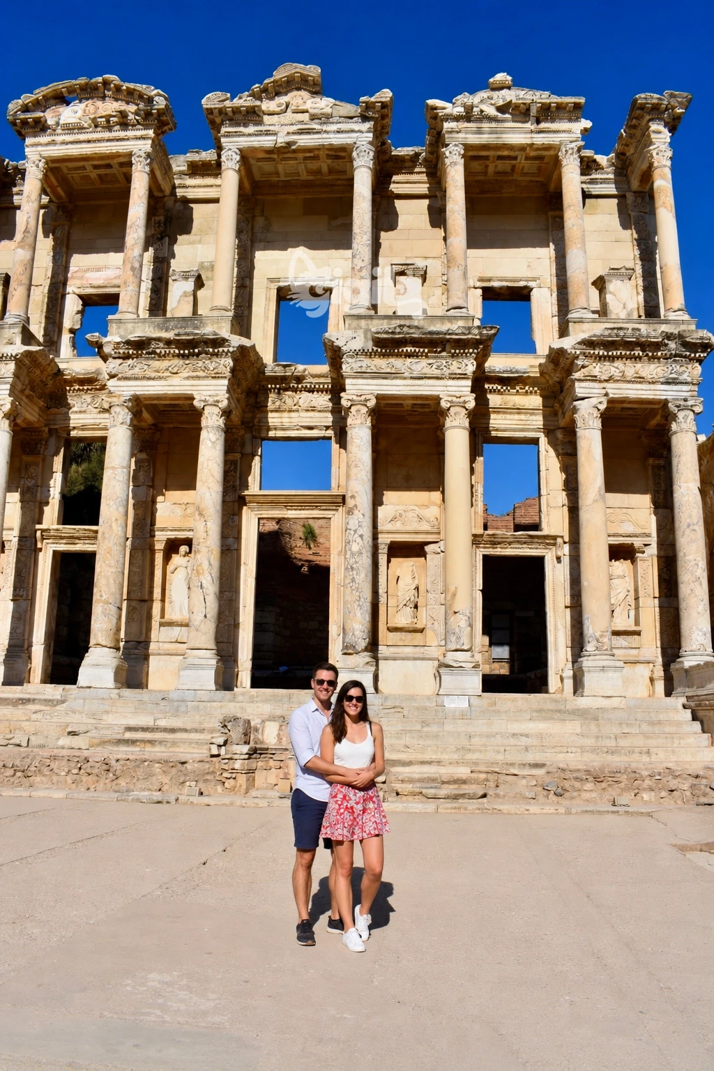 Marble Architecture at Celsus Library