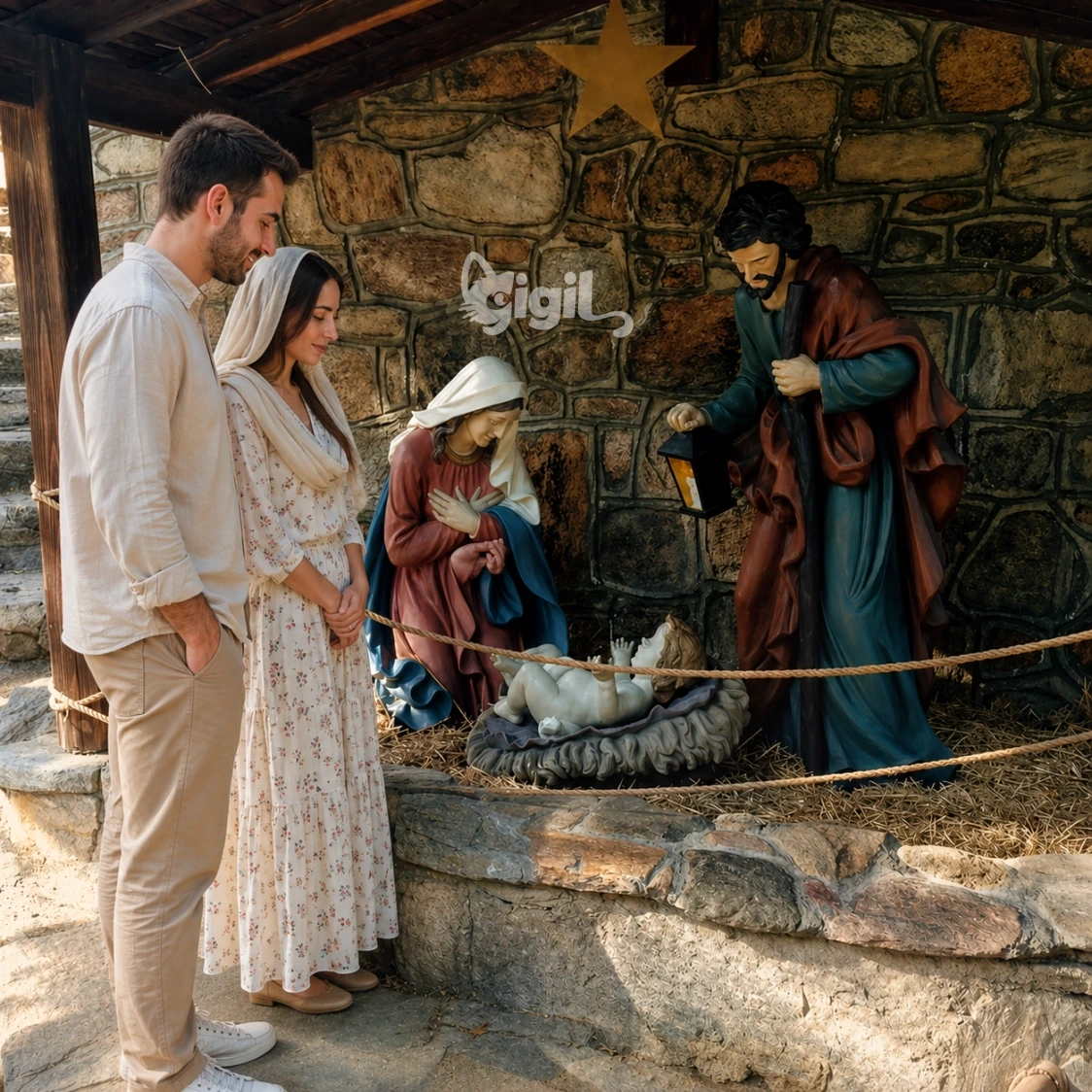 Nativity Scene Display