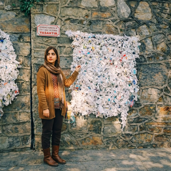 Wishing Wall Detail