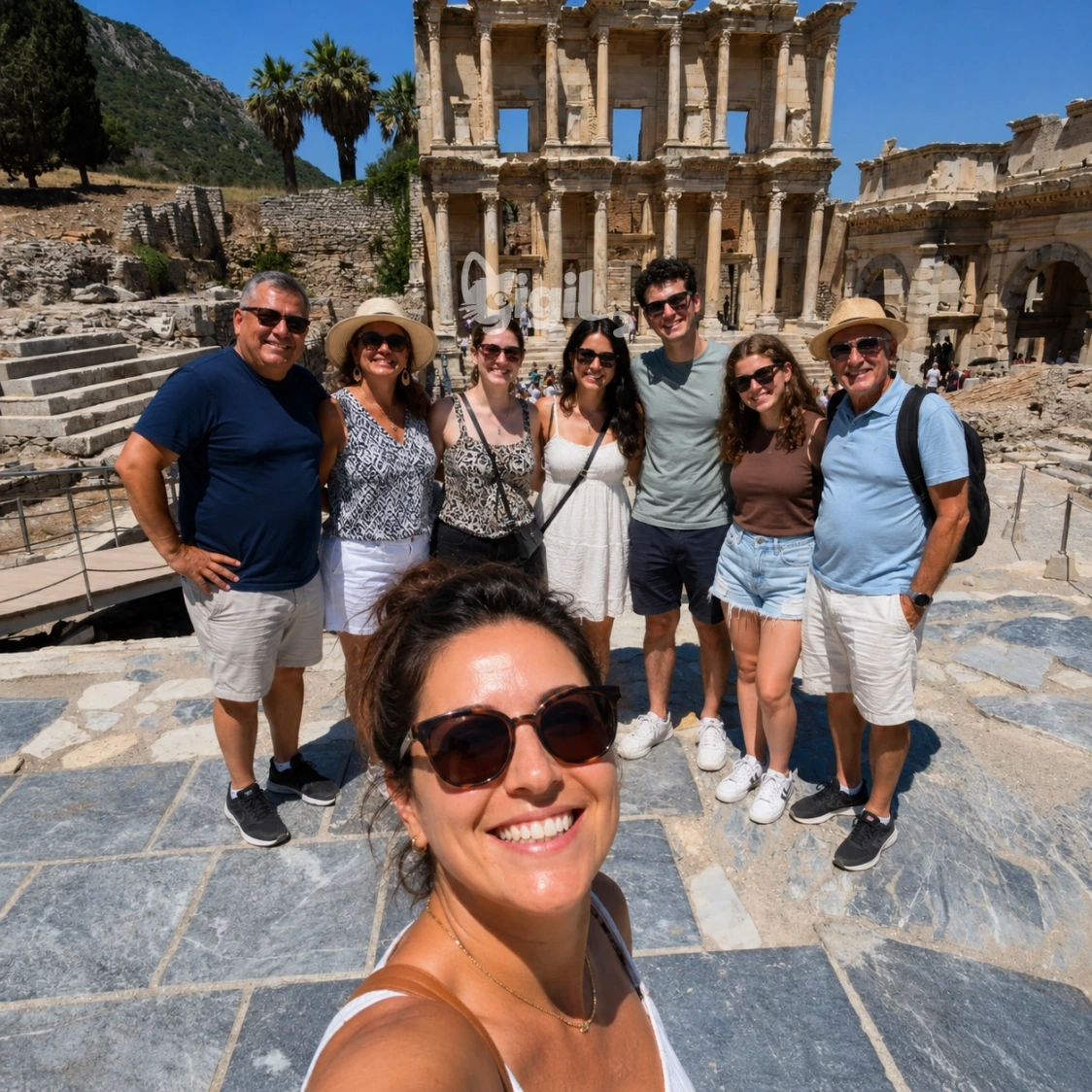 Ancient City Setting of Celsus Library