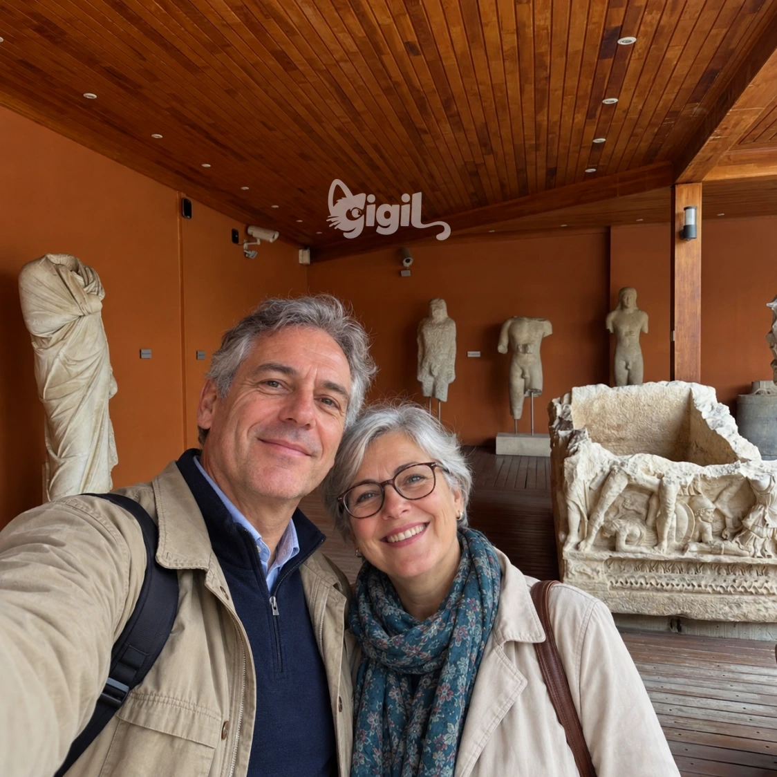 Ancient Draped Figures Collection Angle