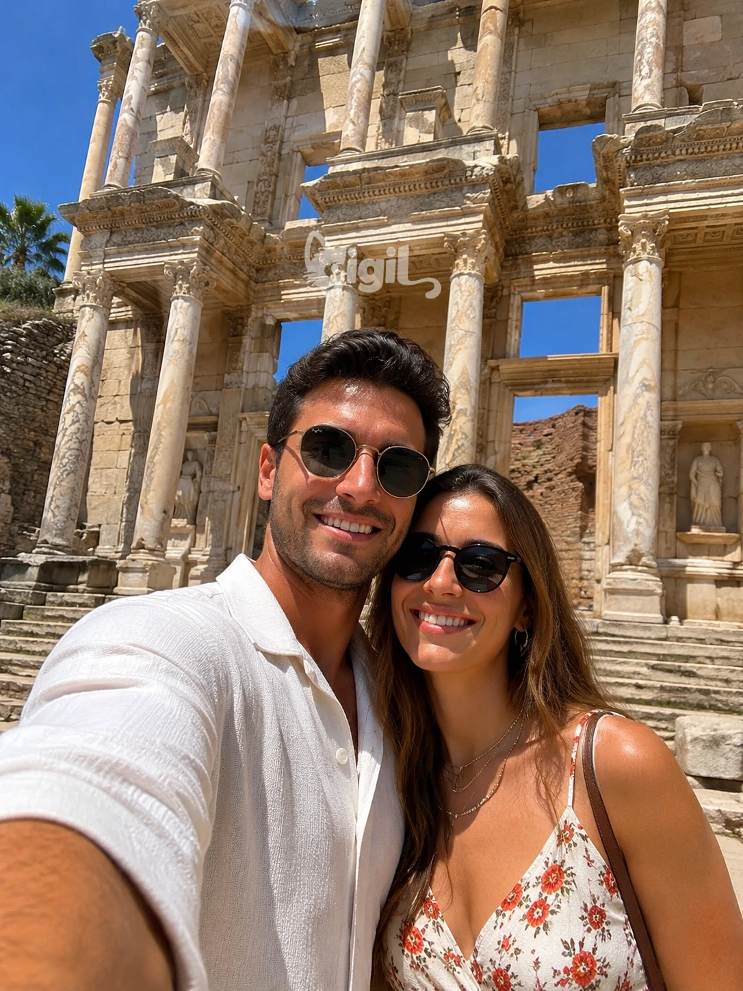Ancient Library View in Ephesus