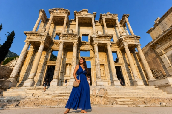 Ephesus, Virgin Mary & Museum 2-Day Small-Group Tour from Sarigerme by Bus